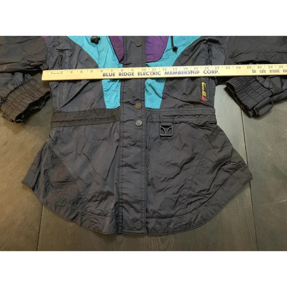 Vintage Couloir Ski Coat Jacket Fabric Entrant GII Insulated Full Zip Women's 8 - Picture 10 of 11